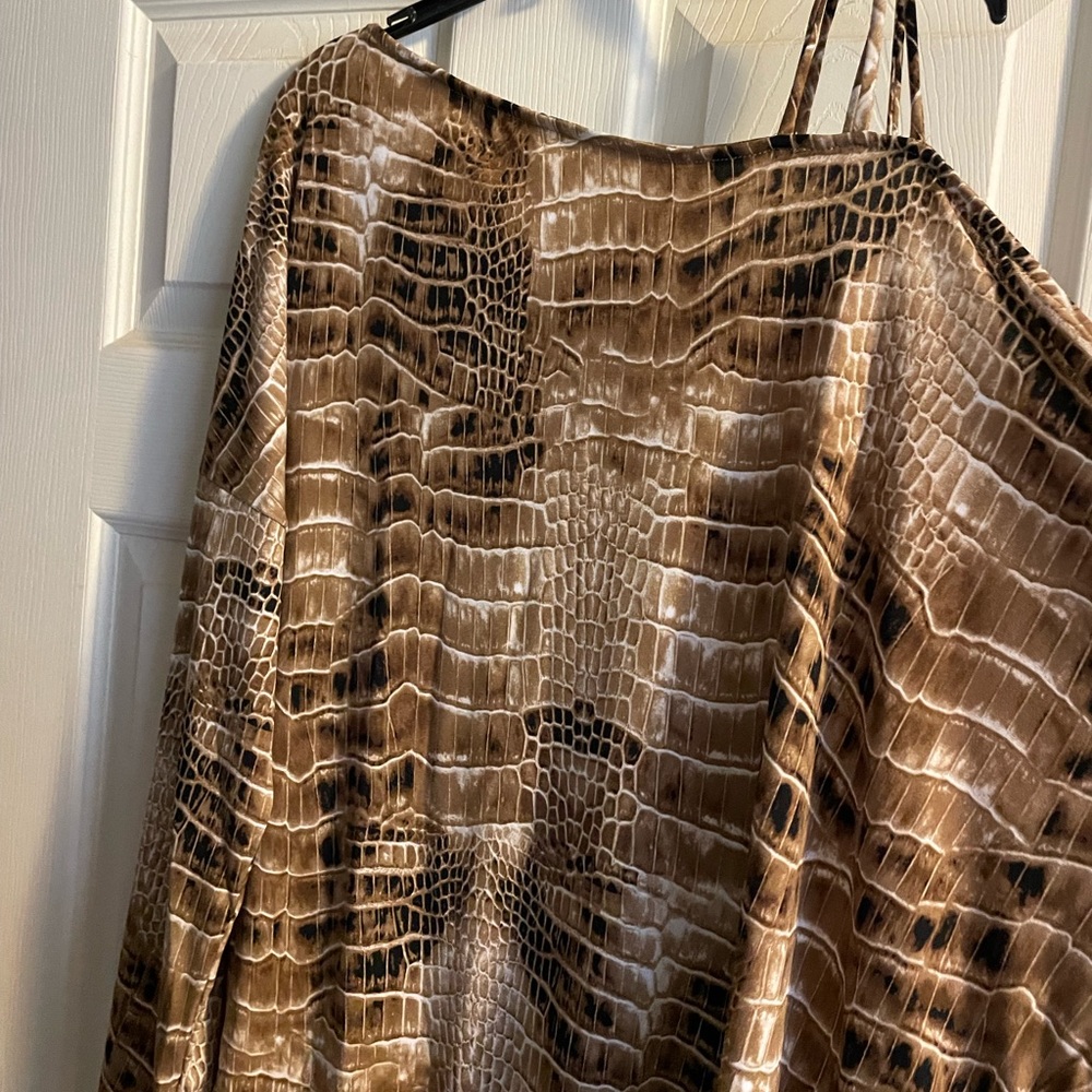 NWT White Birch snakeskin top